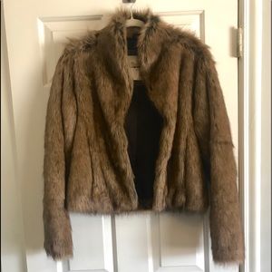 Abercrombie & Fitch Faux Fur Coat